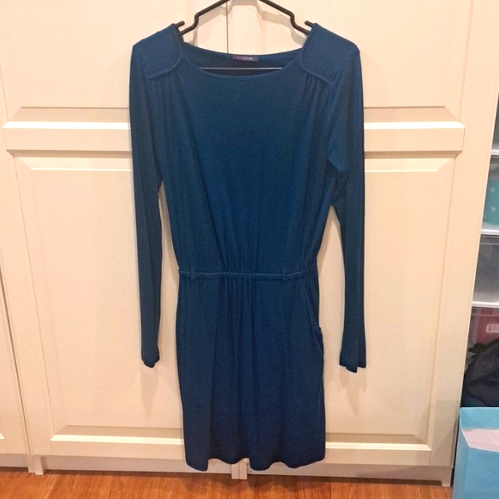 DEX Clothing Teal Long Sleeved Dress Size Med